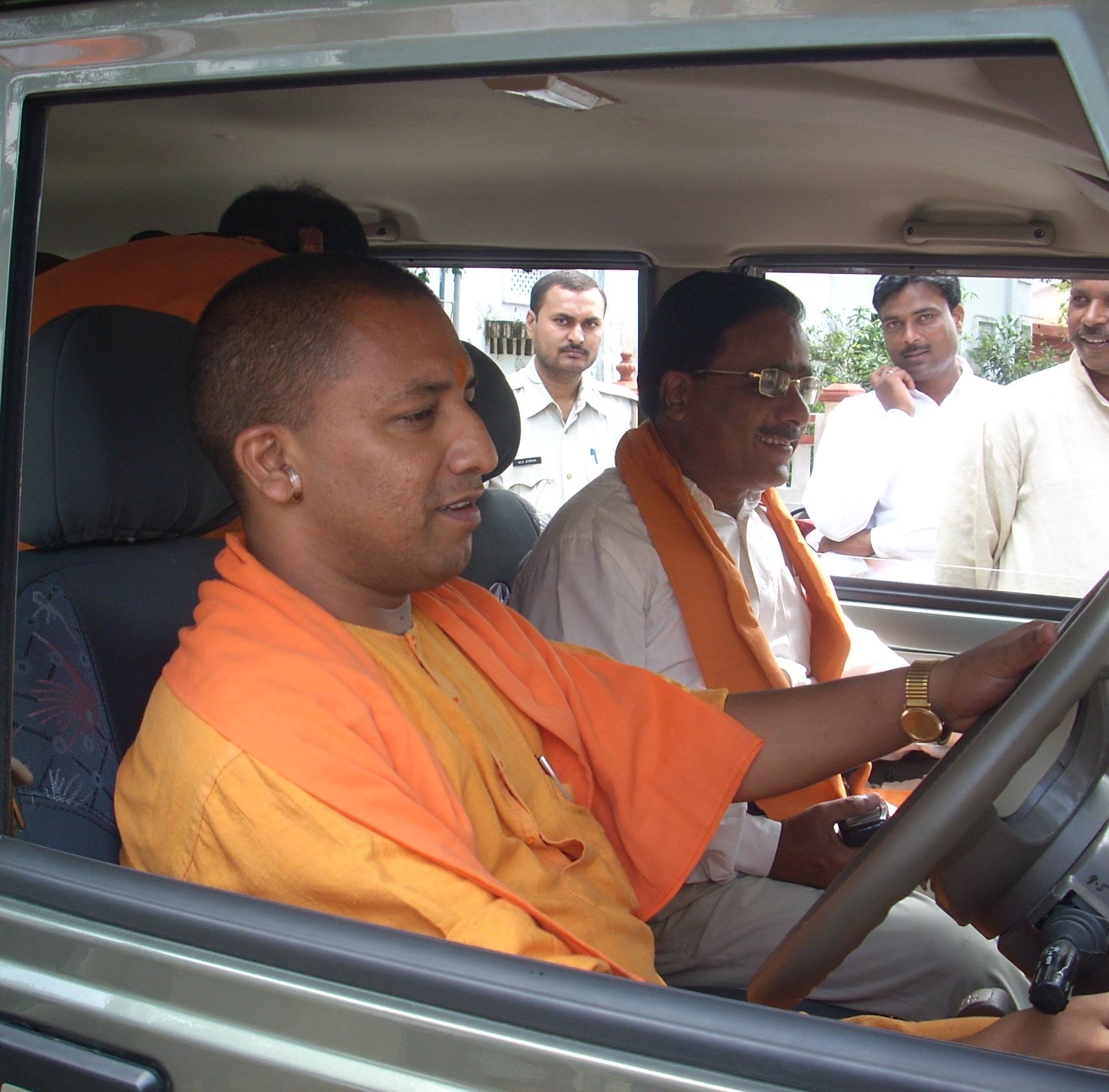 CM Yogi with Radha Mohan