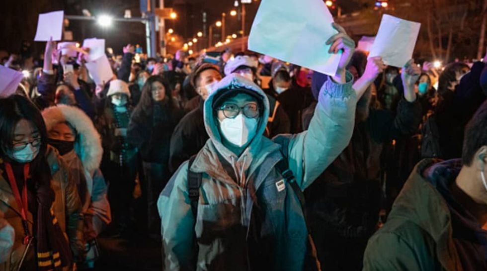 china protest