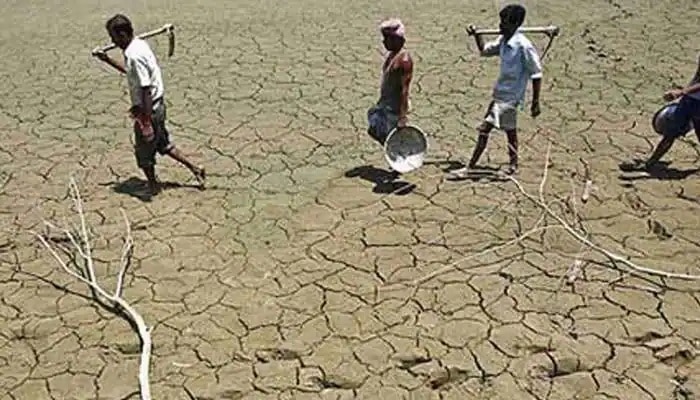 सूख रही है धरती.