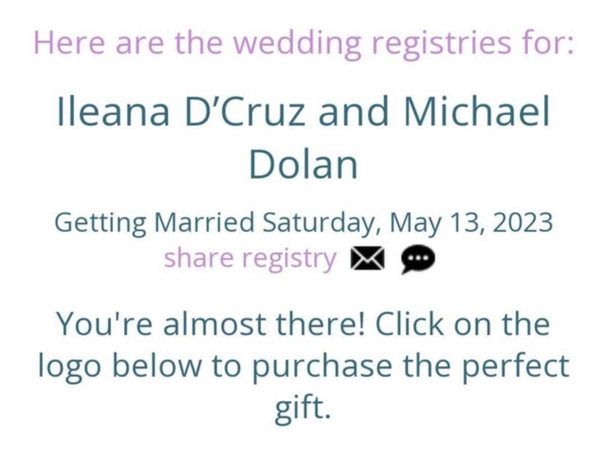 Ileana D'Cruz Michael Dolan Marriage Registry
