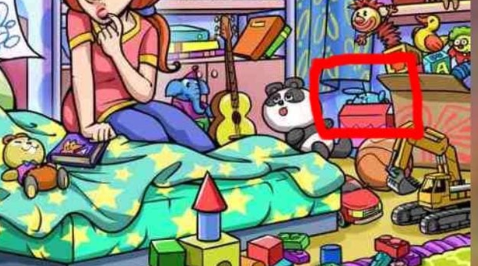 optical illusion test can you find bunny among cartoon images in 15 seconds