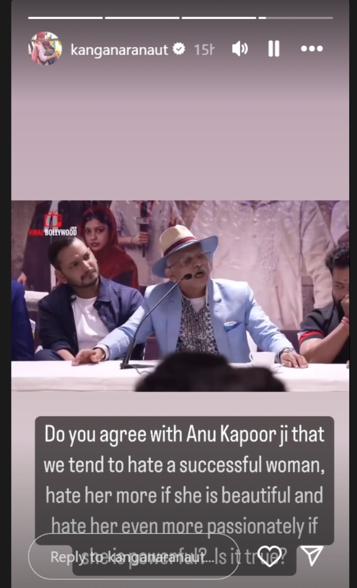 kangana Ranaut React on Annu kapoor Comment