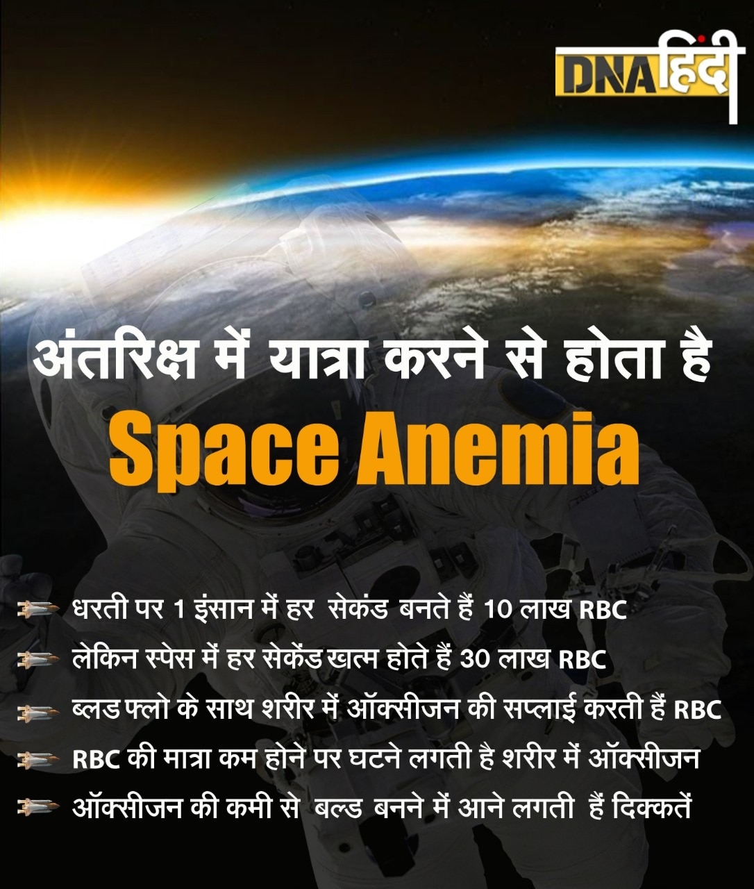 जाने क्या है 'Space Anemia' जिसके चलते मंगल ग्रह पर यात्रा करना हुआ मुश्किल