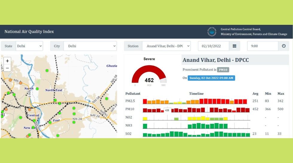 Delhi AQI