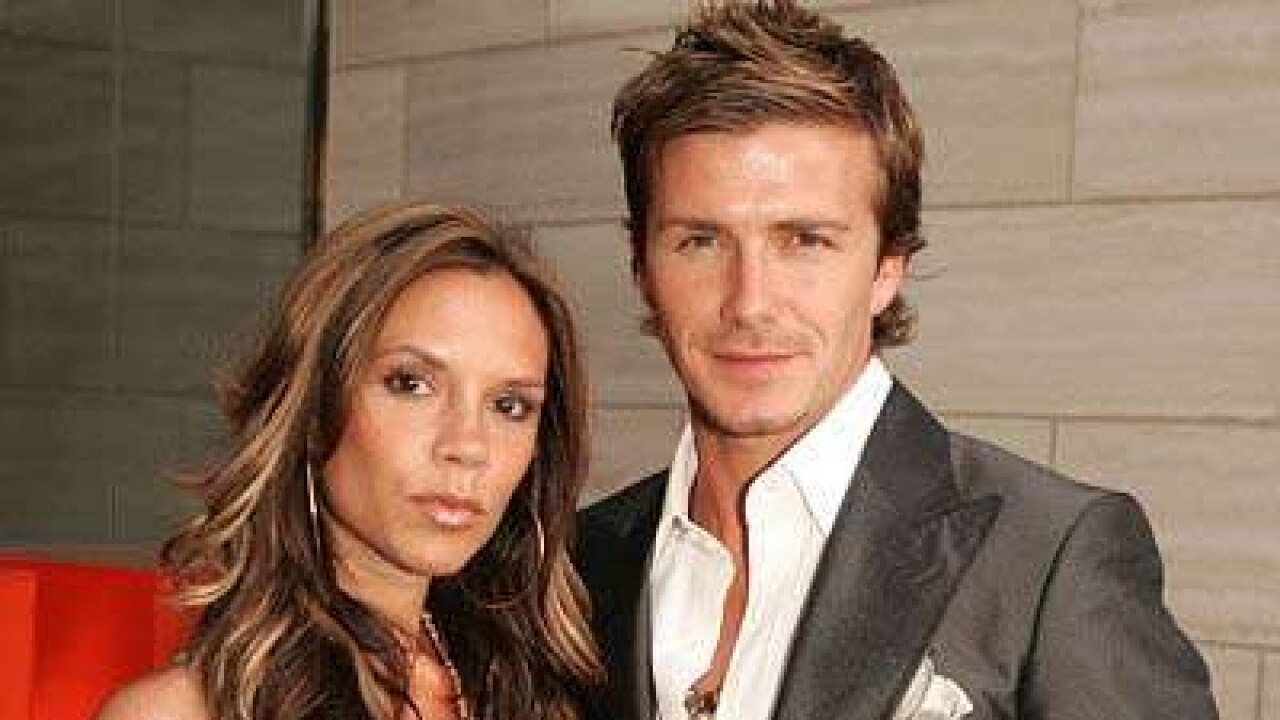 Injured David Beckham, Victoria slapped with 3-month sex ban