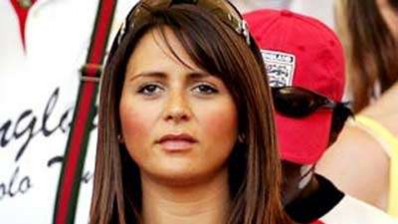 Vanessa Perroncel celebrates with mystery man post Wayne Bridge windfall