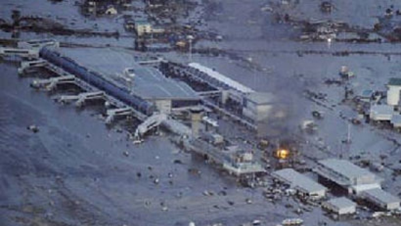 Tsunami horror video