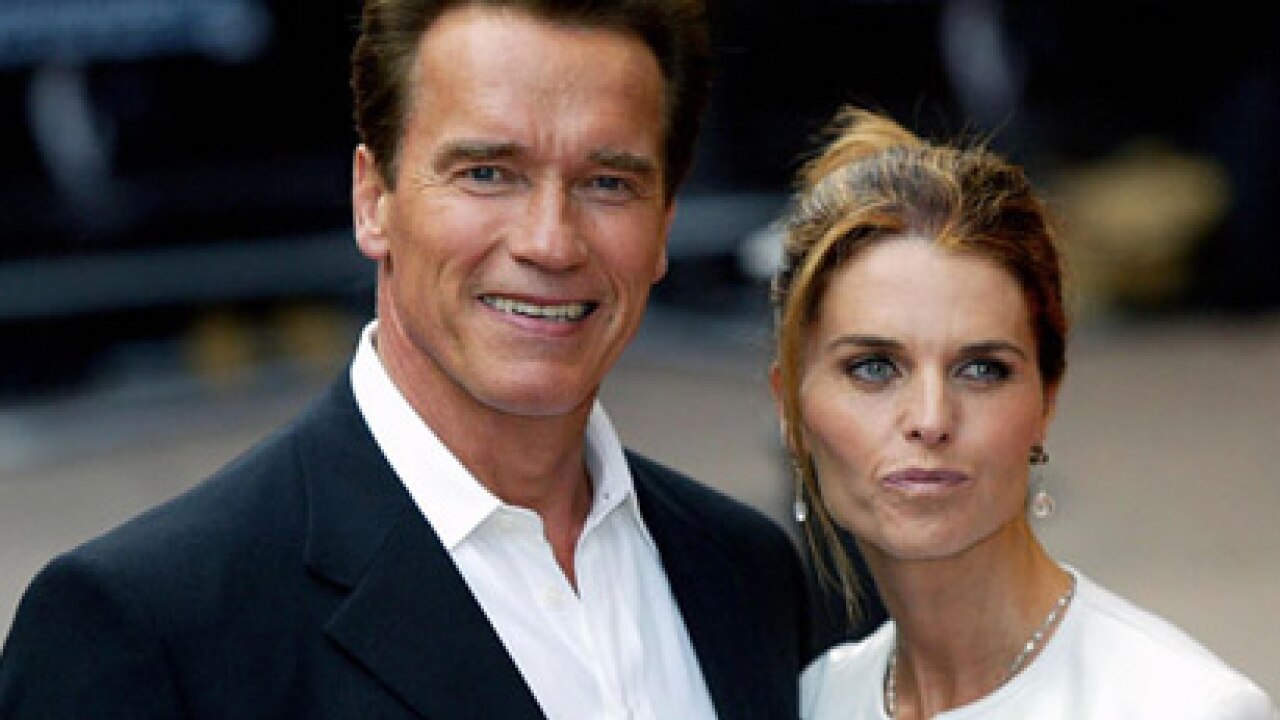 Arnold schwarzenegger with woman cheated Schwarzenegger Fathered
