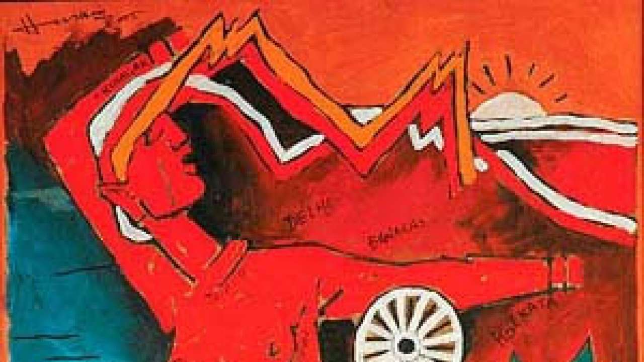 M F Husain :The Controversial Artist of India - LeorArt 