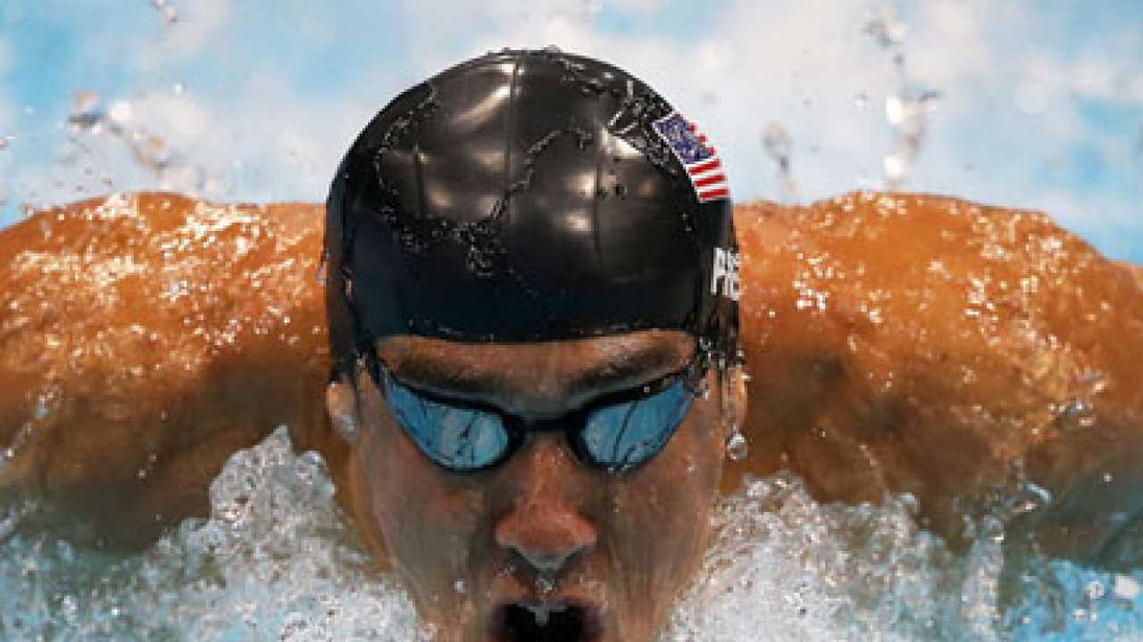 Swimming Michael Phelps a record Olympian