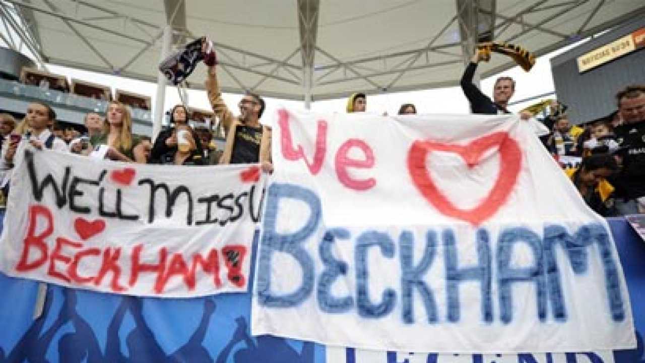 David Beckham bows out of MLS Cup amid chants of 'one more year'