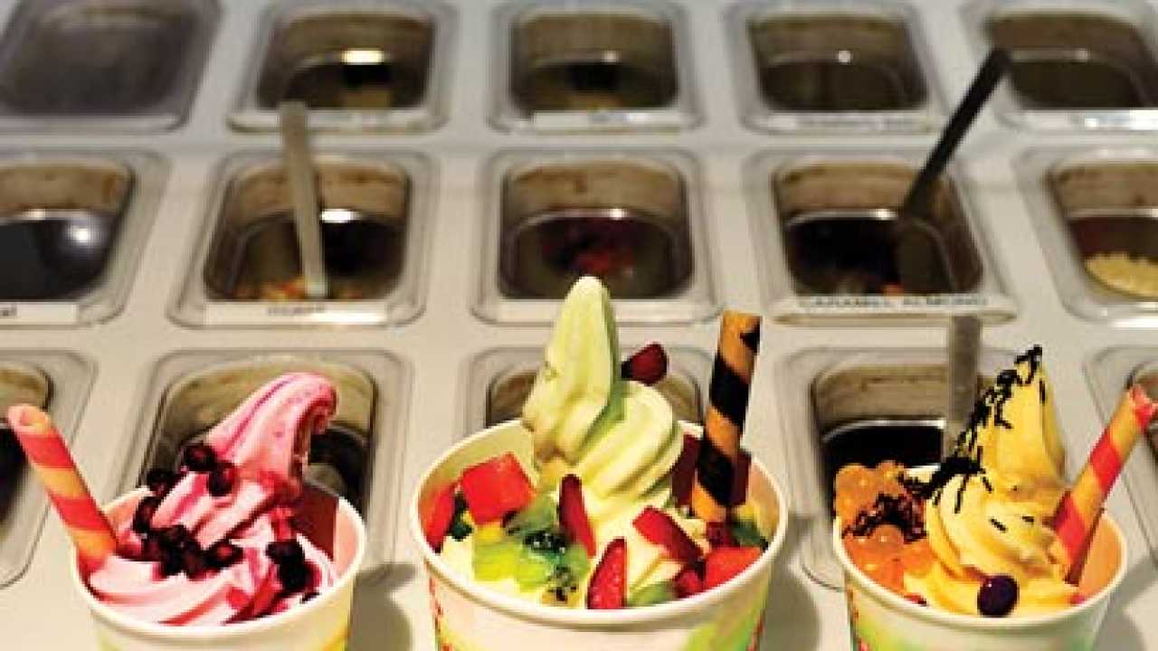 Is frozen yoghurt really healthier than ice cream?