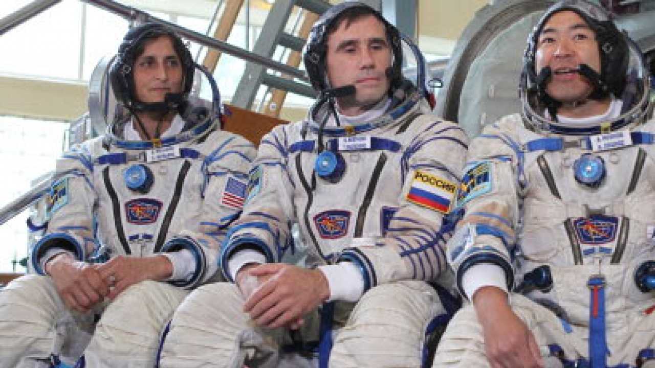 Sunita Williams lifts lid on space station's zero gravity loos