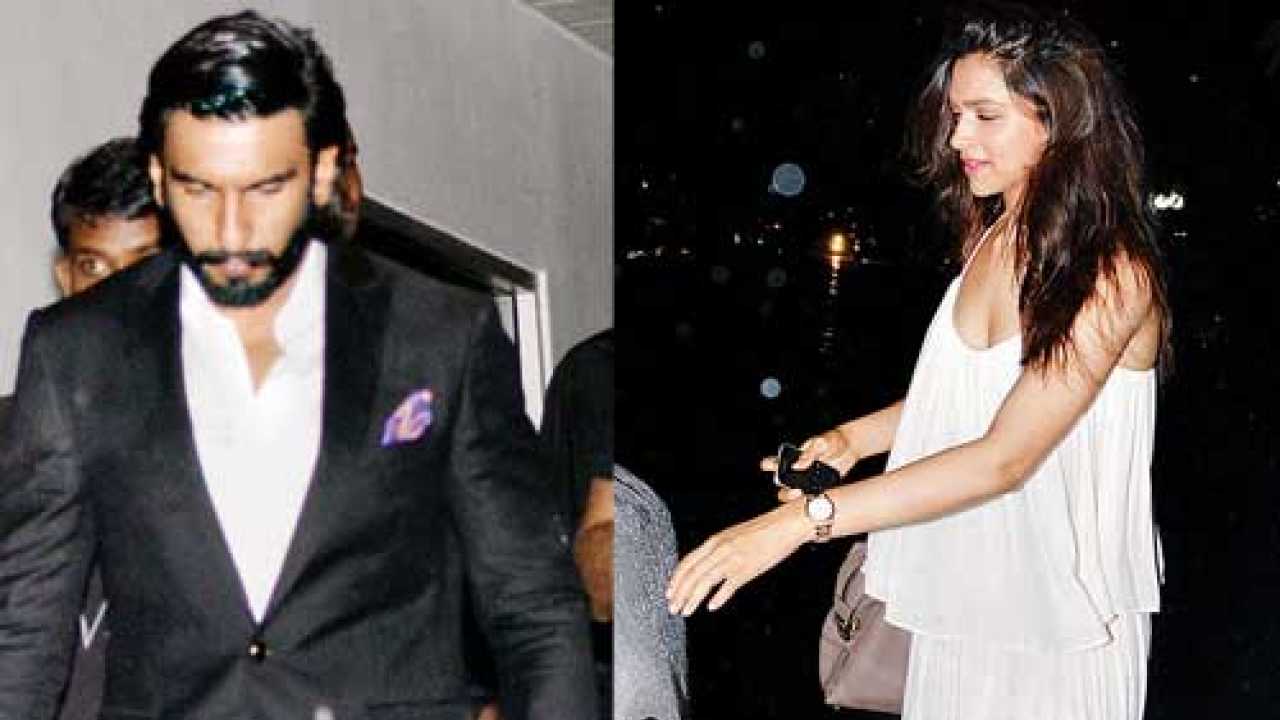 Snapped at China House: Deepika Padukone and Ranveer Singh on a dinner date