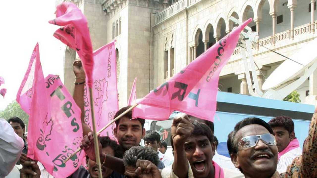 Image result for TRS turned Hyderabad & outskirts Pink amid Early Polls Buzz