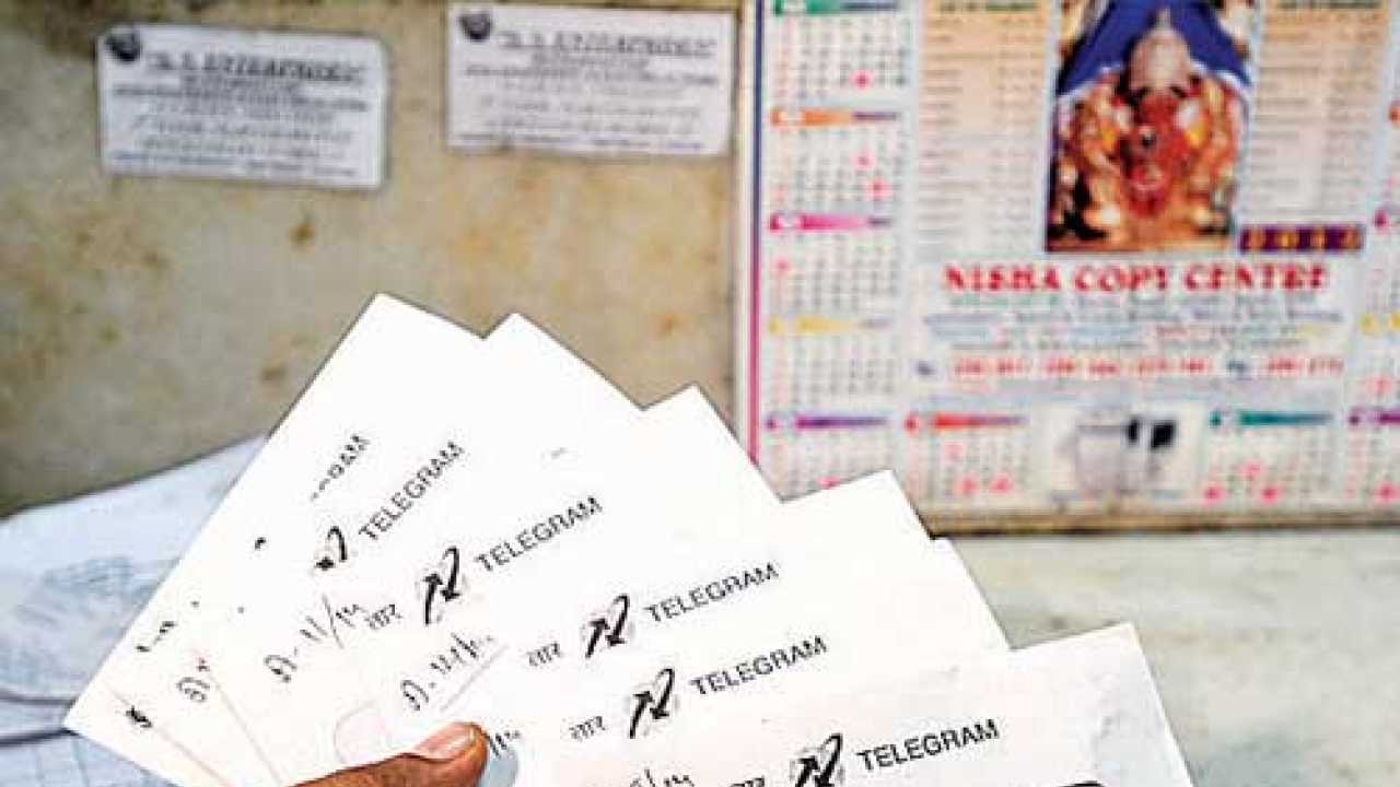 Youngsters make a beeline to telegram offices to sample the experience