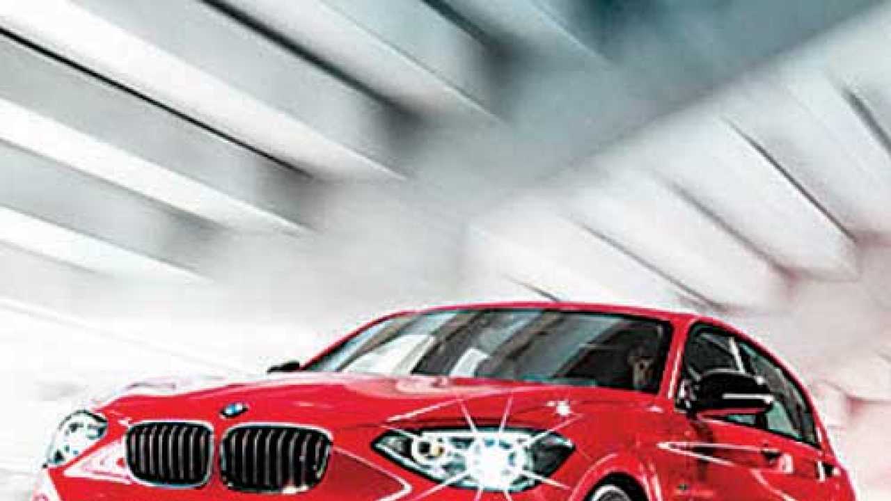 BMW drives in entrylevel luxury hatchback 1 Series