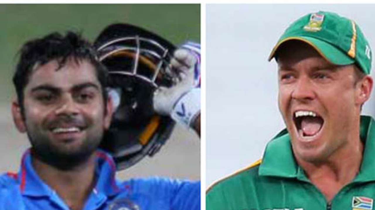 Virat Kohli faces challenge from AB de Villiers for No1 spot in ODI ...