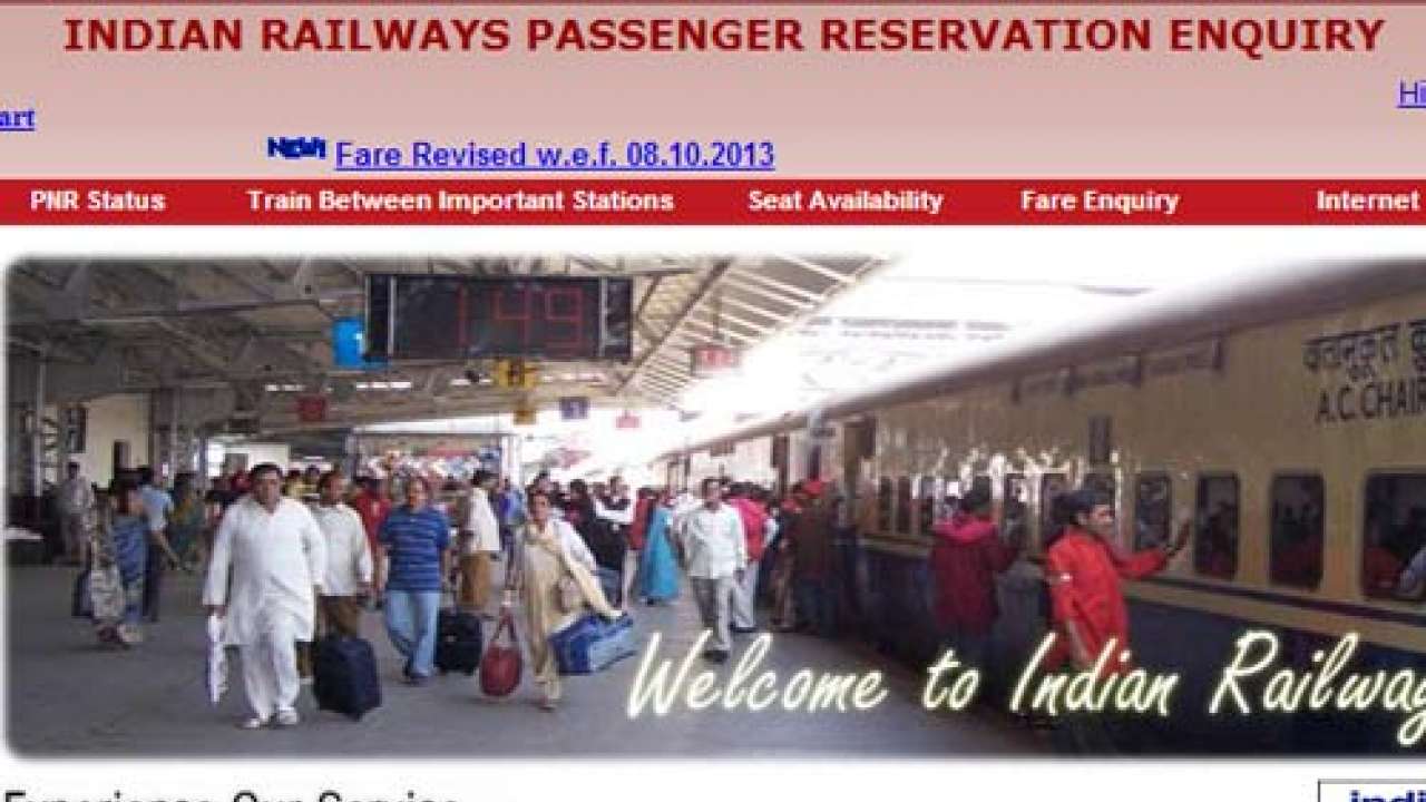 Indian Railways Passenger Reservation System to be shut for maintenance