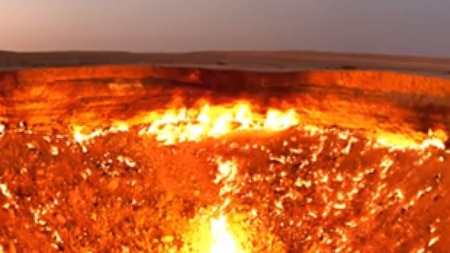 Door to Hell: Watch viral video of giant inferno that has been blazing ...