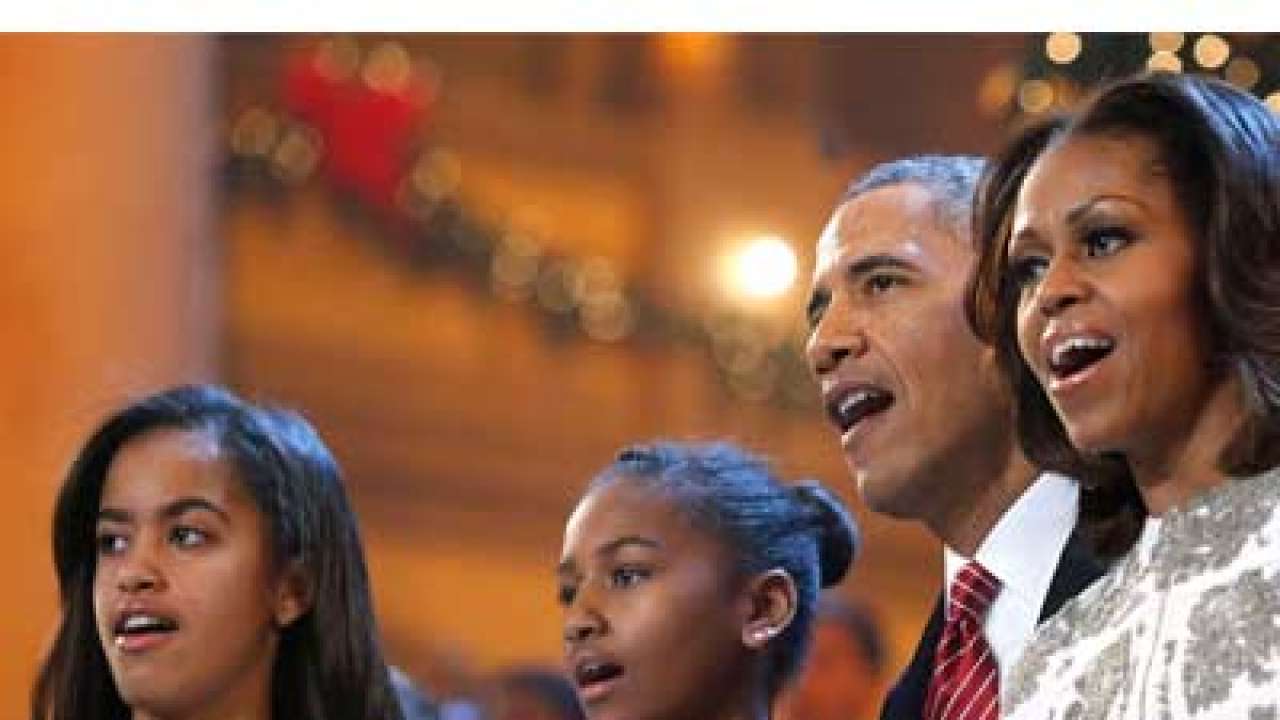 Obama girls, Malia and Sasha, get dating advice from their watchful dad