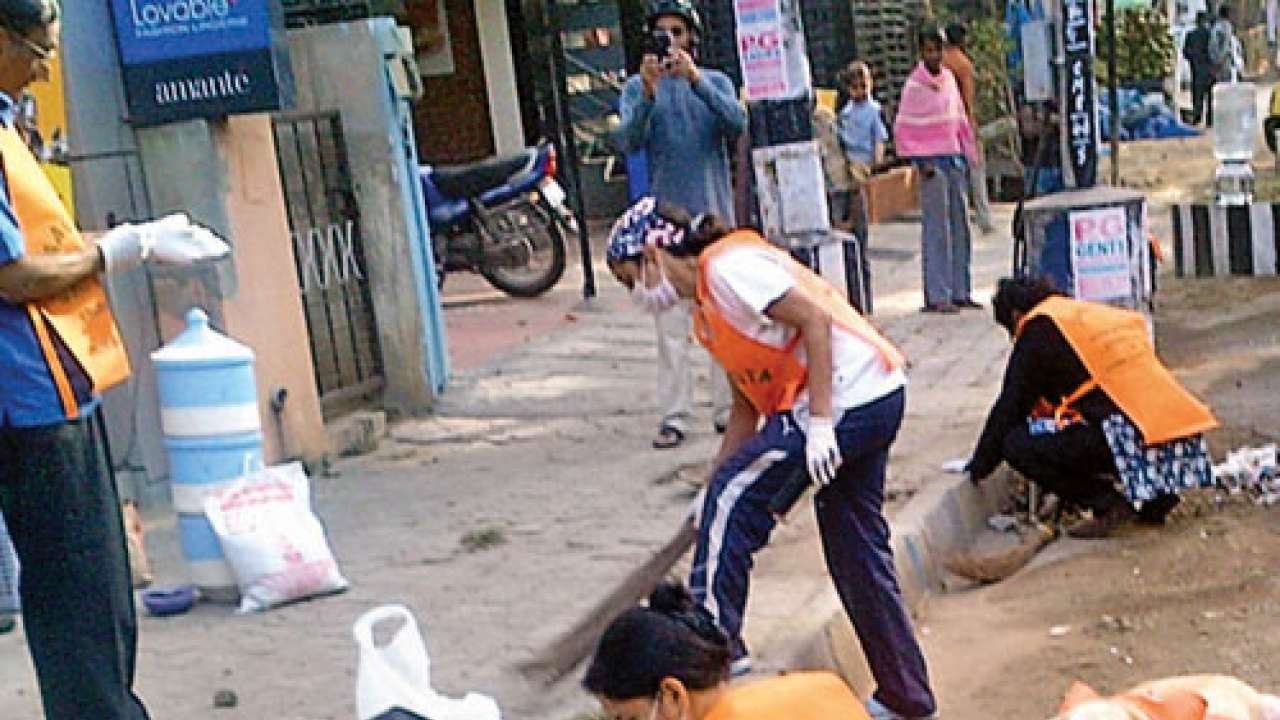 Bangalore: At Indiranagar, a sweeping statement