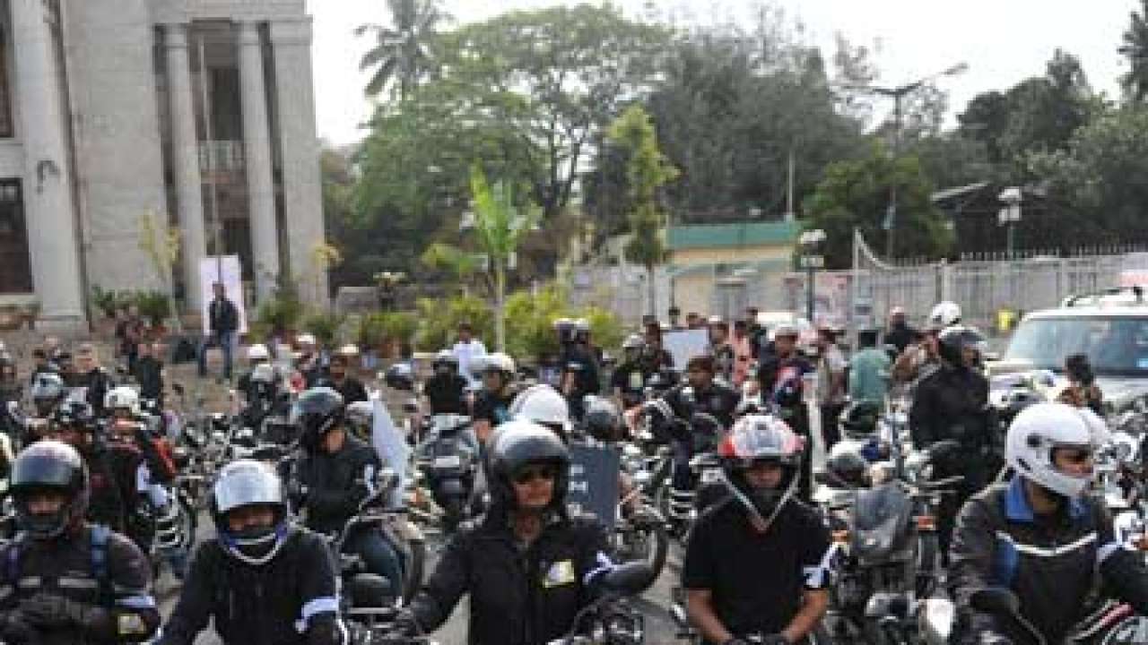 Bikers In Bangalore Protest Discrimination Against Northeast People