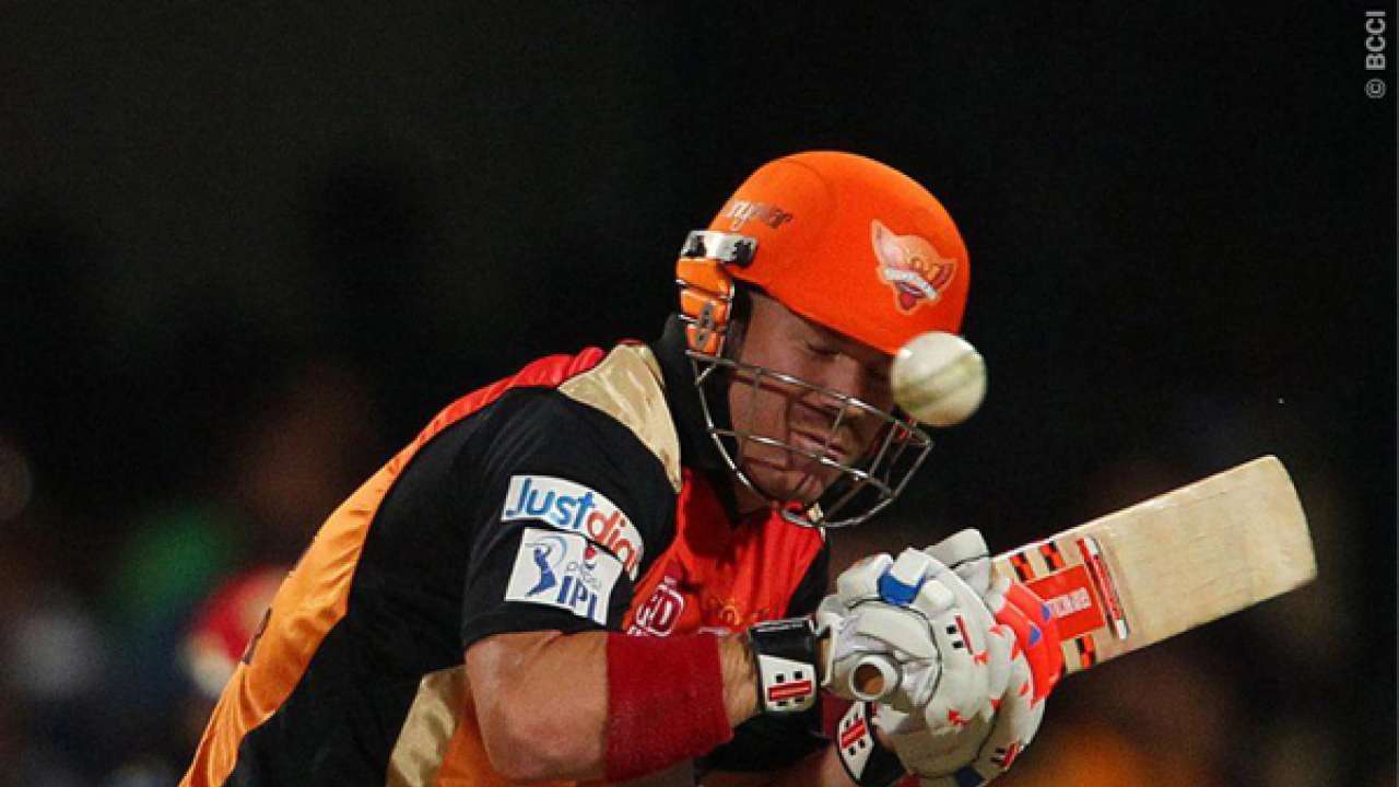 Ipl: david warner's 61 takes hyderabad to 115/6 off 20 overs