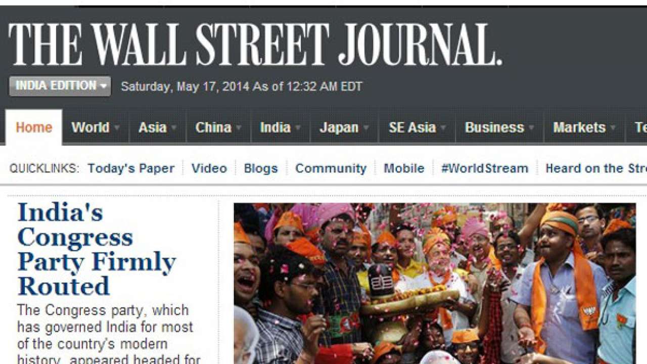 Here's how the us media viewed narendra modi's historic win