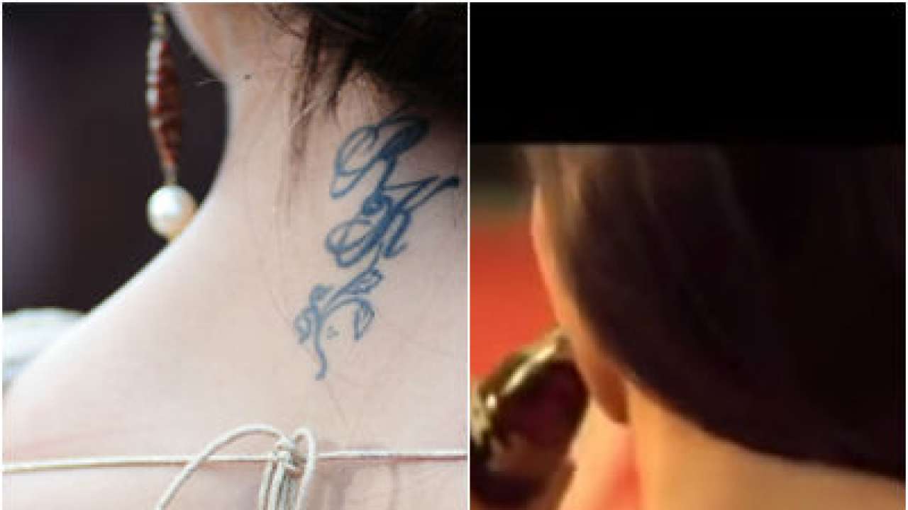 Deepika Padukone's RK Tattoo Removed - video Dailymotion