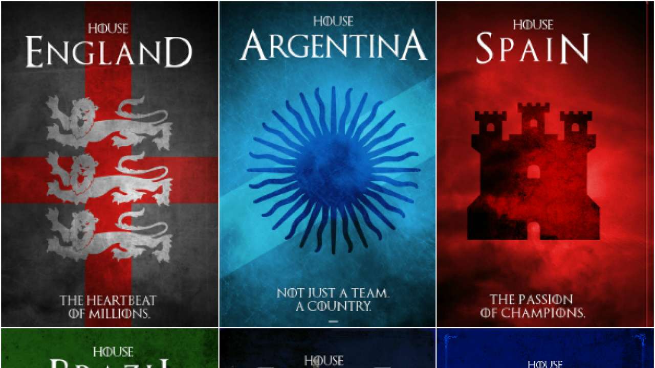 gidsel Samtykke Styrke World Cup teams get the Game of Thrones treatment