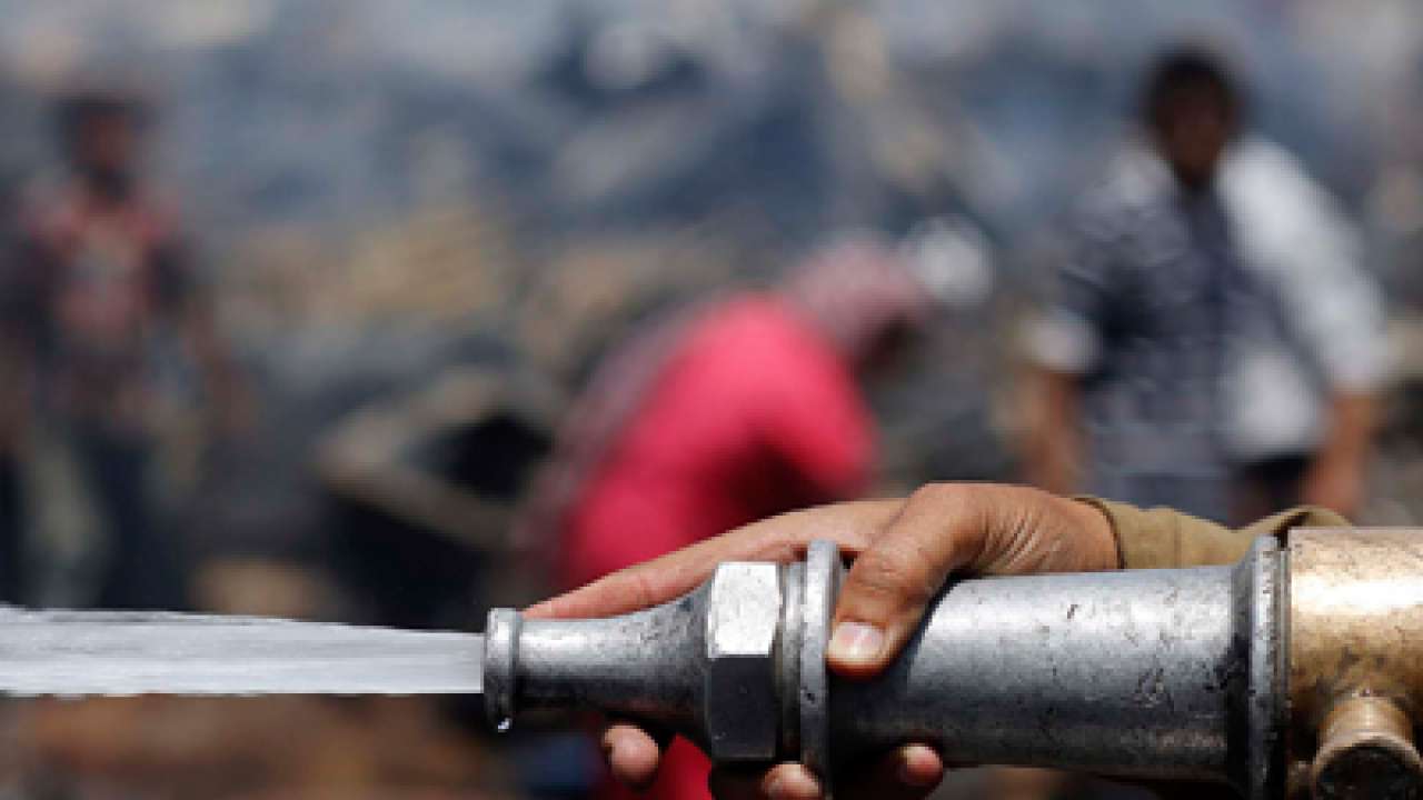 Fire on a multi-storey building in Kolkata
