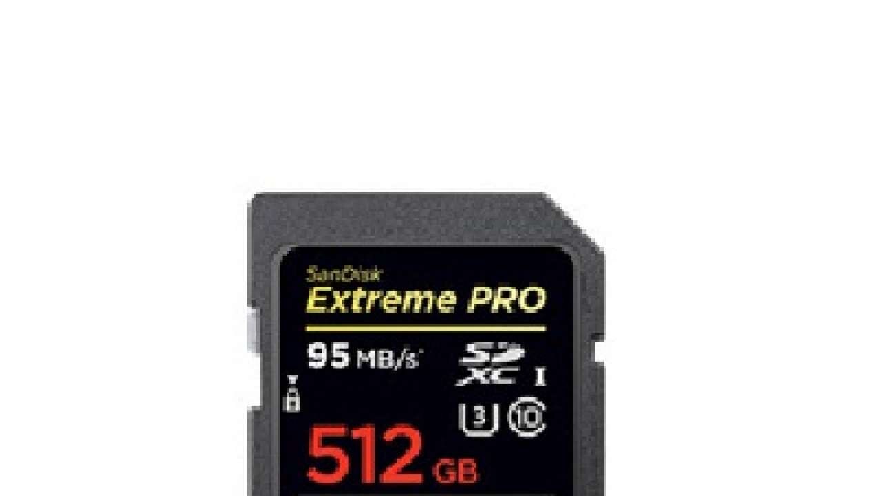 Sandisk launches world's highest capacity SD card of 512 GB