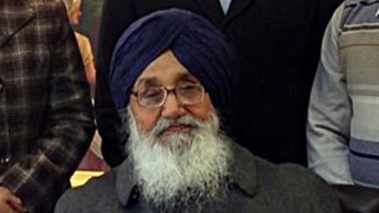 CM Parkash Singh Badal vows to free Punjab of unemployment, poverty ...