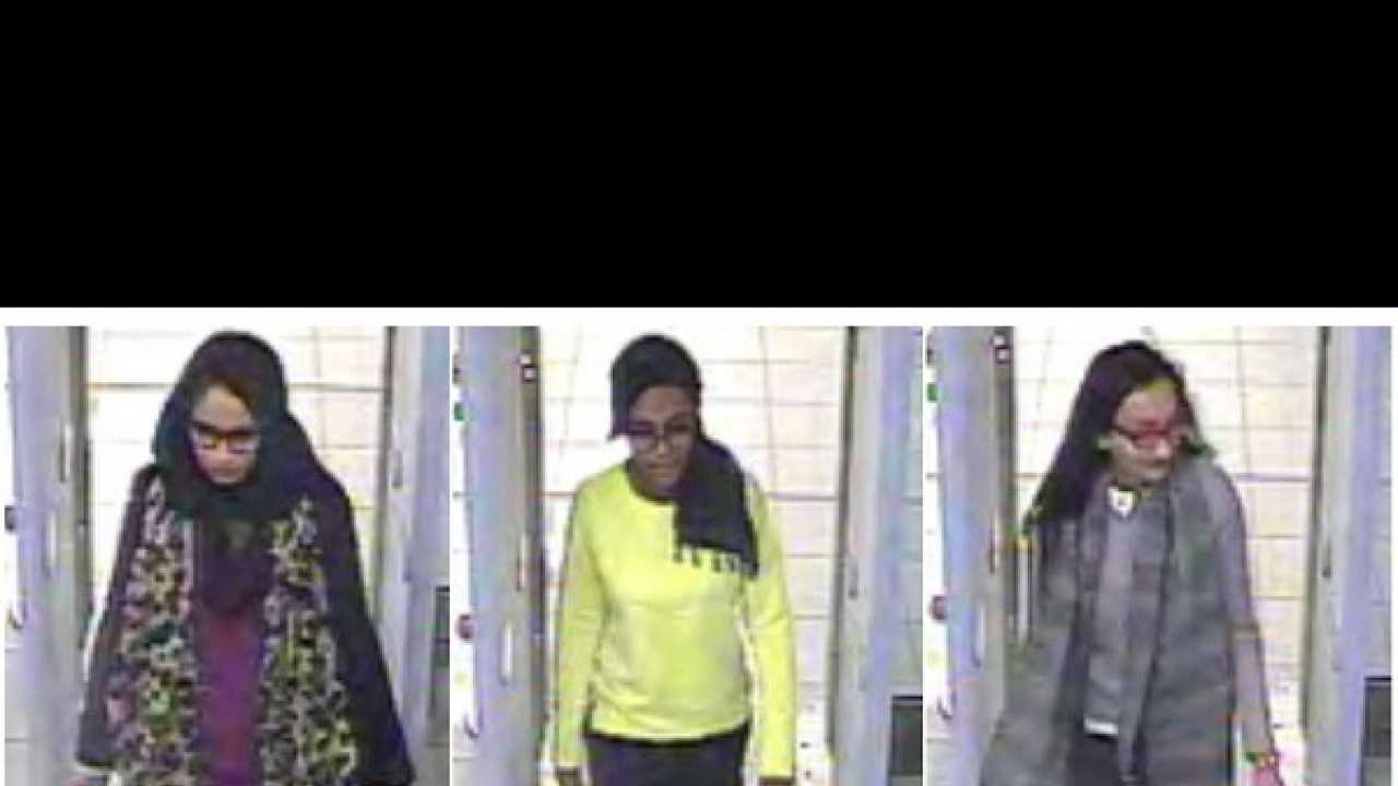 British schoolgirls on way to Syria to join Islamic State