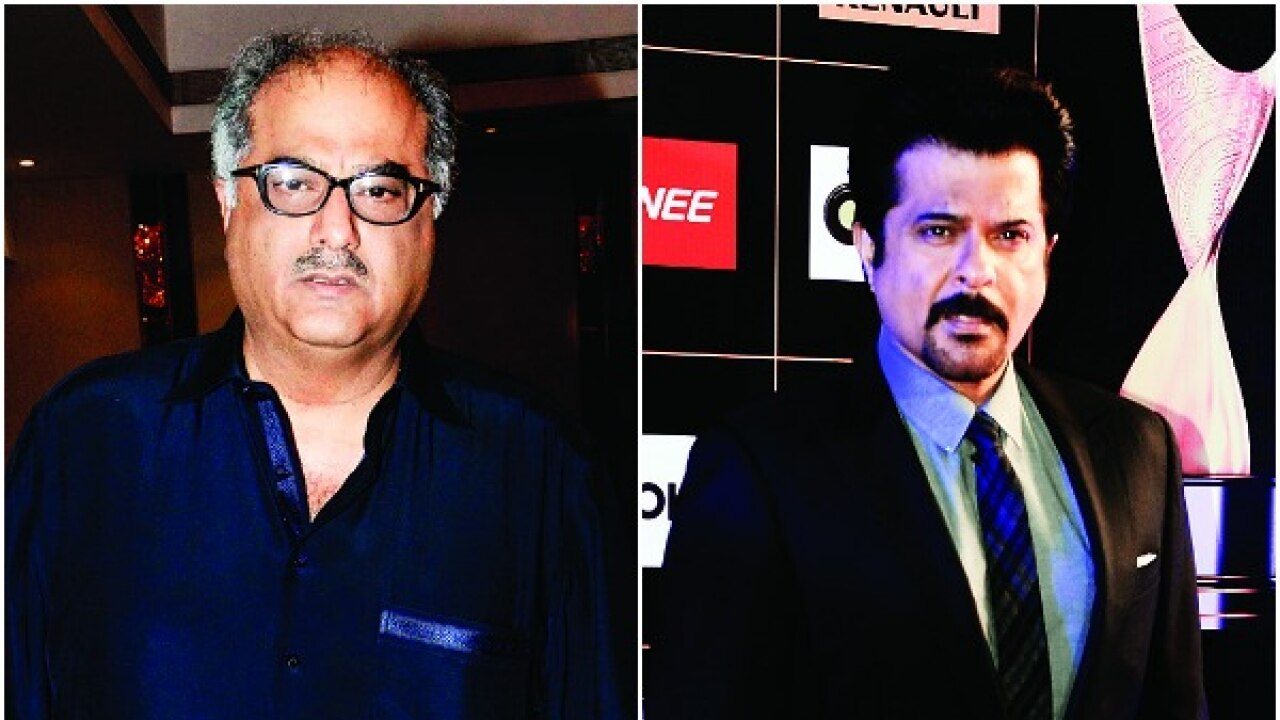 Boney Kapoor and Anil Kapoor in distress