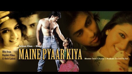 Maine Pyar Kiya is a 1989 musical romantic film. Starring Salman Khan and Bhagyashree in the lead roles.