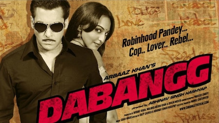 Dabangg is 2010 action-masala film. The lead actor are Salman Khan Sonakshi Sinha.