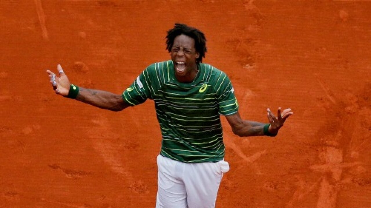 French Open 'Phoenix Monfils' leads France brigade on Day 6