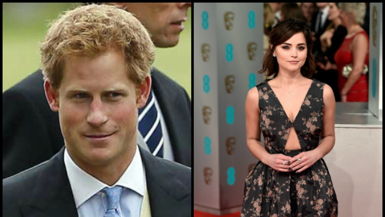 Prince Harry Gets Cozy With Doctor Who Actress Jenna Coleman