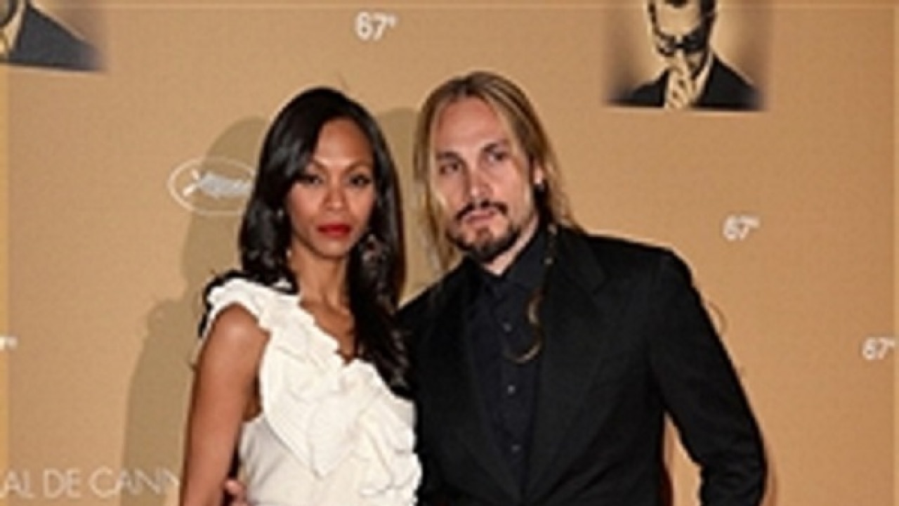 Actress Zoe Saldana's husband takes her last name