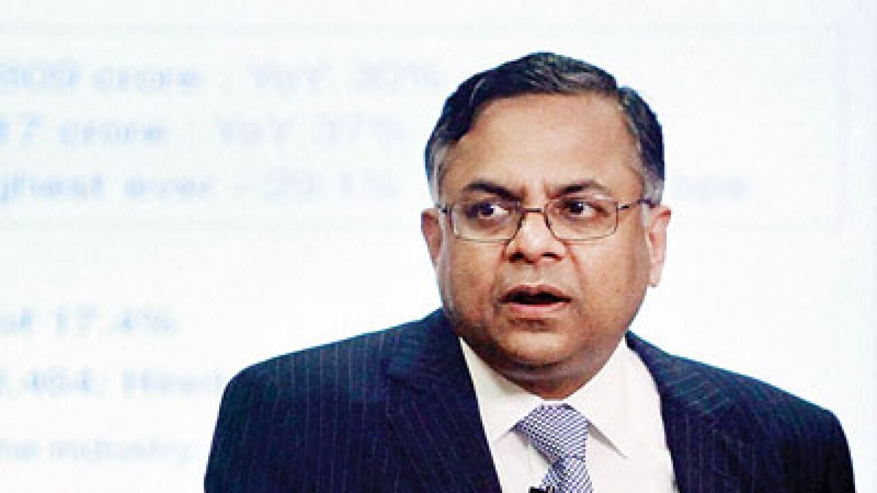 TCS CEO Chandrasekaran's salary up 14 to Rs 21.2 crore in