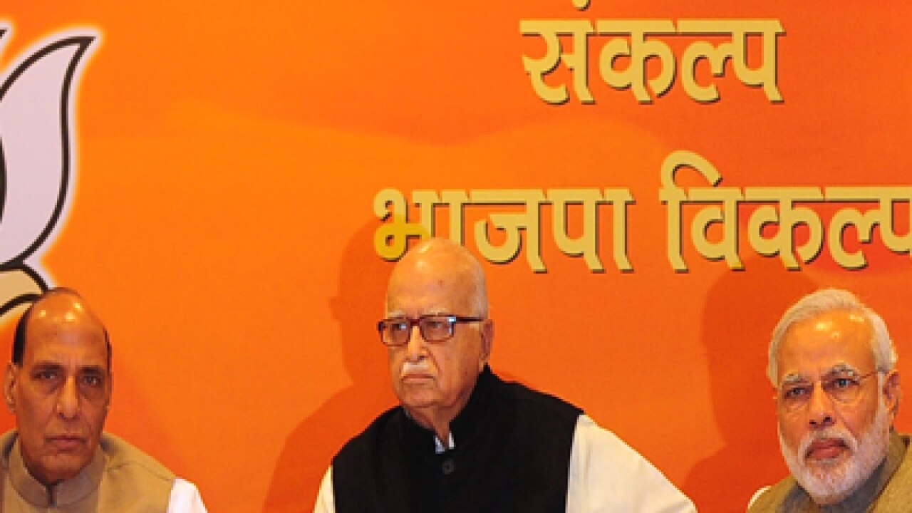 Advani interview indicates veteran has lost faith in bjp leadership: aap