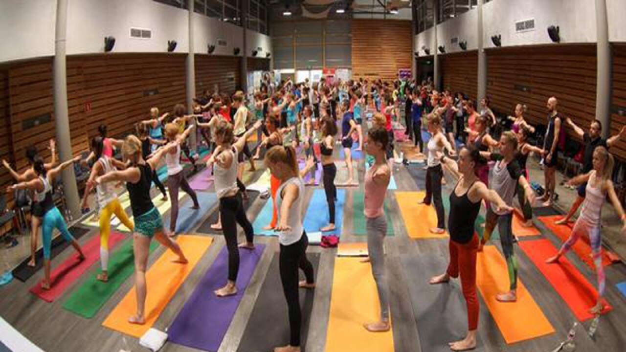 International Yoga Day in Russia. Image Credit: Vikas Swarup Twitter