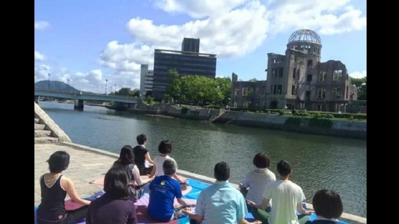 International Yoga Day in Japan. Image Credit: Narendra Modi Twitter