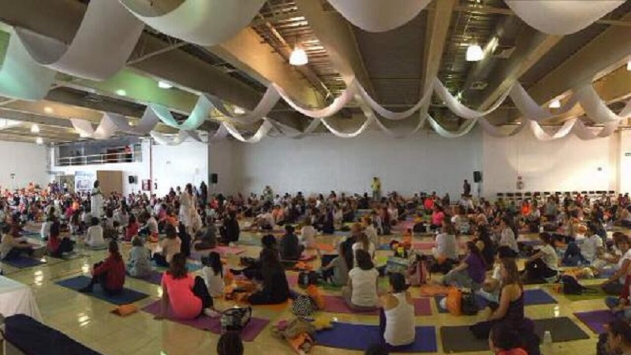 International Yoga Day in Mexico.  Image Credit: Narendra Modi Twitter