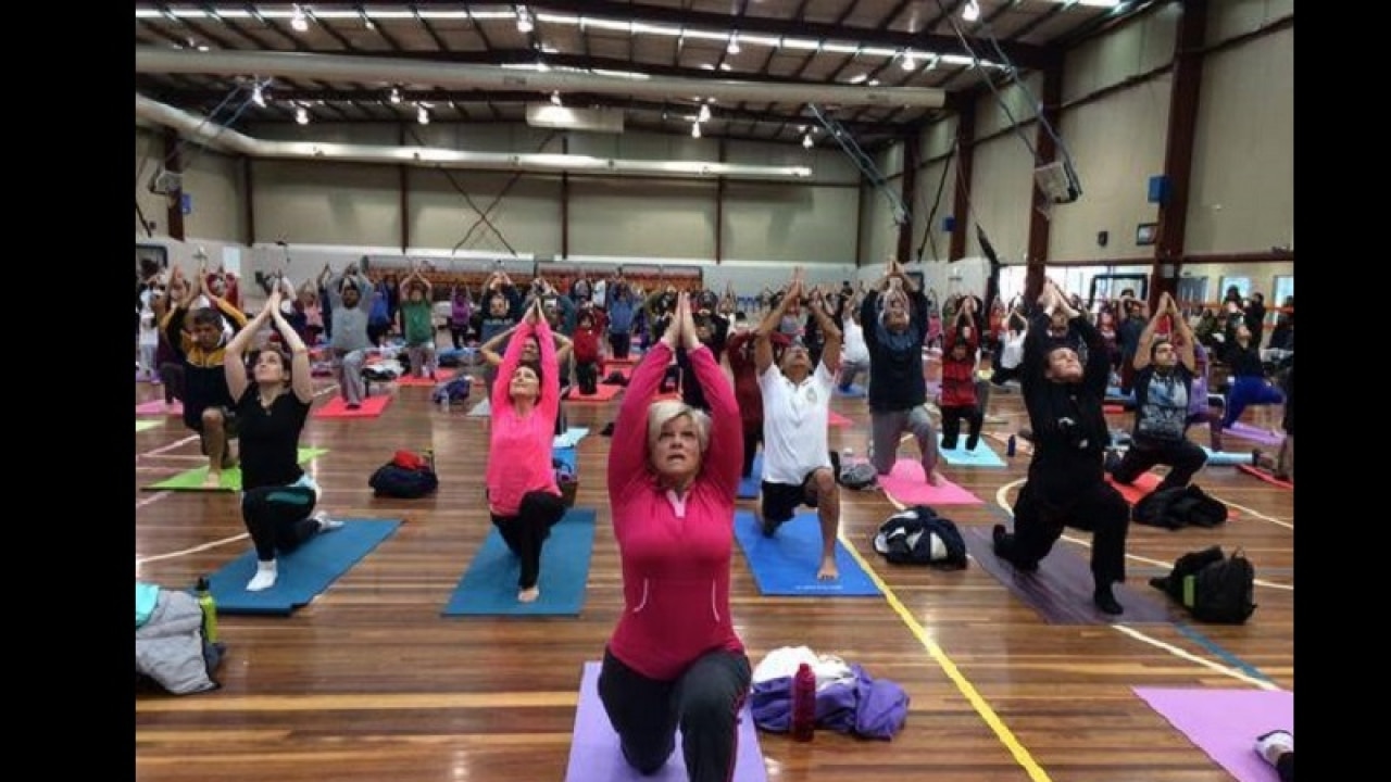 International Yoga Day in Australia. Credit: Indian Diplomacy Facebook