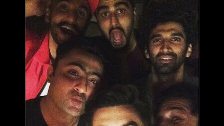 Arjun Kapoor's selfie with friends
