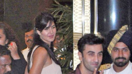 Katrina Kaif and Ranbir Kapoor seen together at the birthday bash
