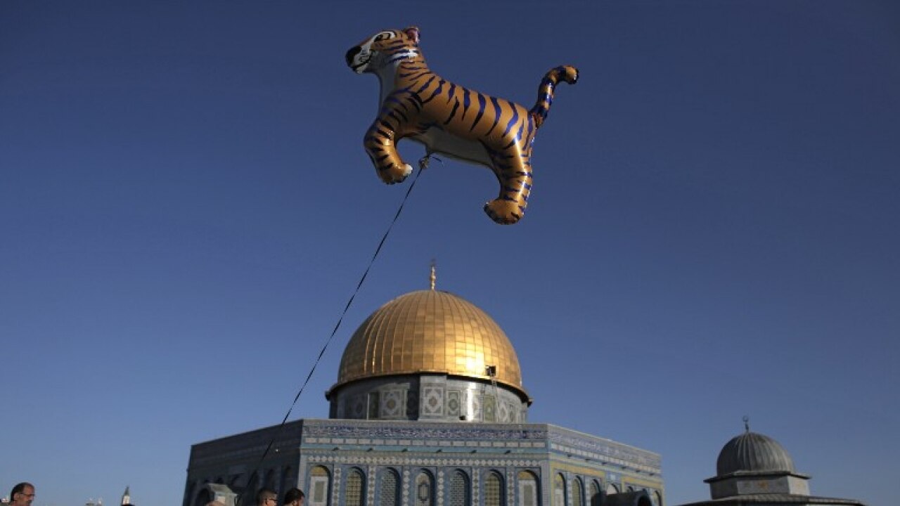 Eid celebrations in Jerusalem.